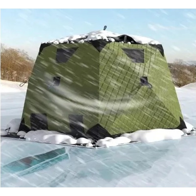 Fishing Equipment You Need - Sechseckiges Eisangelzelt – Verstärktes Zelt, Outdoor-Campingausrüstung,
