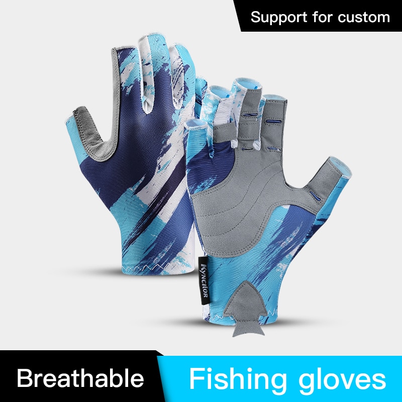 Fishing Equipment In China - Angel handschuhe Männer Frauen Halb finger