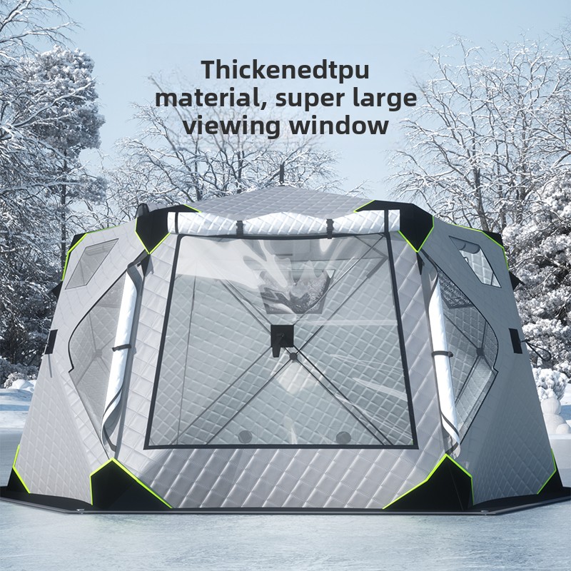 Fishing Equipment You Need - Eisfischerzelt, 260/330 cm dick, warm und