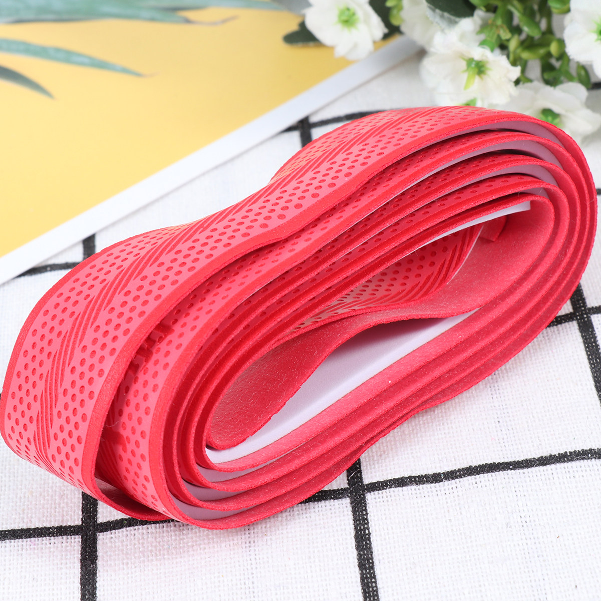 Fishing Rod Wrap Tape - 2 Rollen Angelruten-Antirutsch-Griffband PU Komfort Schweißabsorbierendes