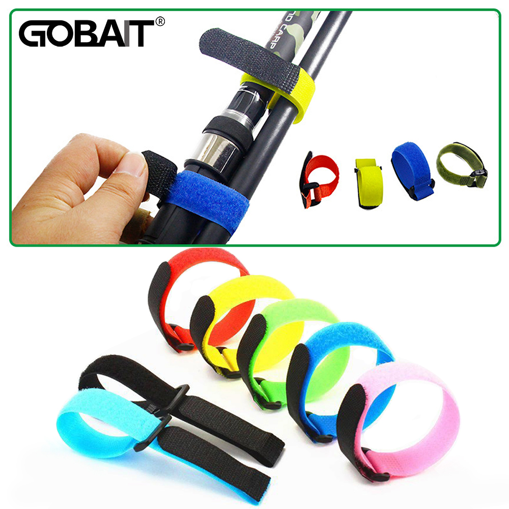Fishing Rod Wrap Tape - Krawatte Halter Farbe Einstellbare Cord Strap