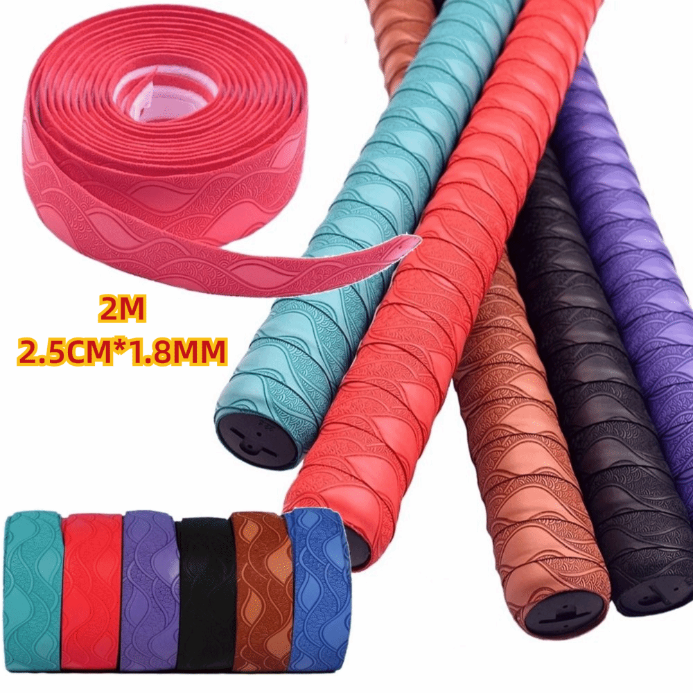 Fishing Rod Wrap Tape - Hochwertiges 2M Schlägergriffband Schweißabsorbierend Rutschfest Antirutsch-Griffband