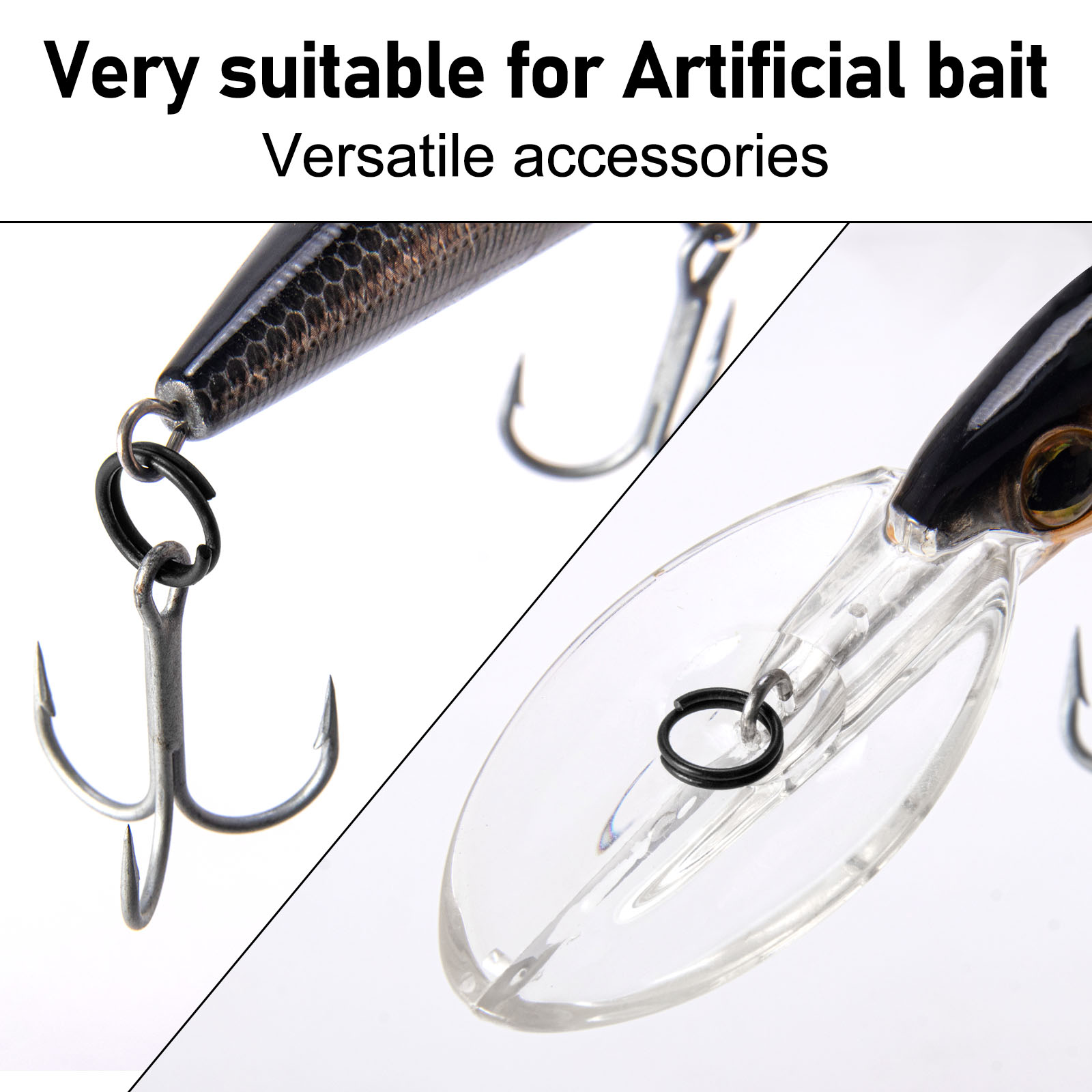 Angelköder-Sprengring 3,5mm-22 – Fishing Equipment Hook Bewertung und Preis