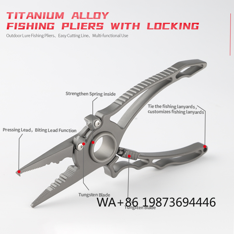 Hochwertige Titan-Angelzangen, – Fishing Equipment Logos Bewertung und Preis
