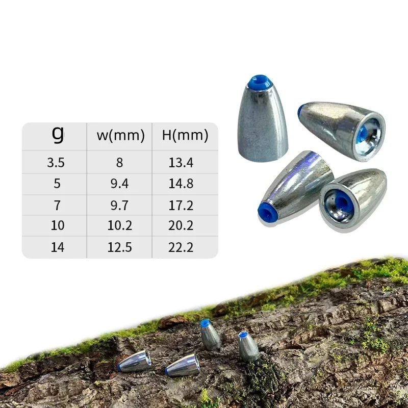 40 Stück Legierung Bullet Fish – Bass Fishing Lure Bewertung und Preis