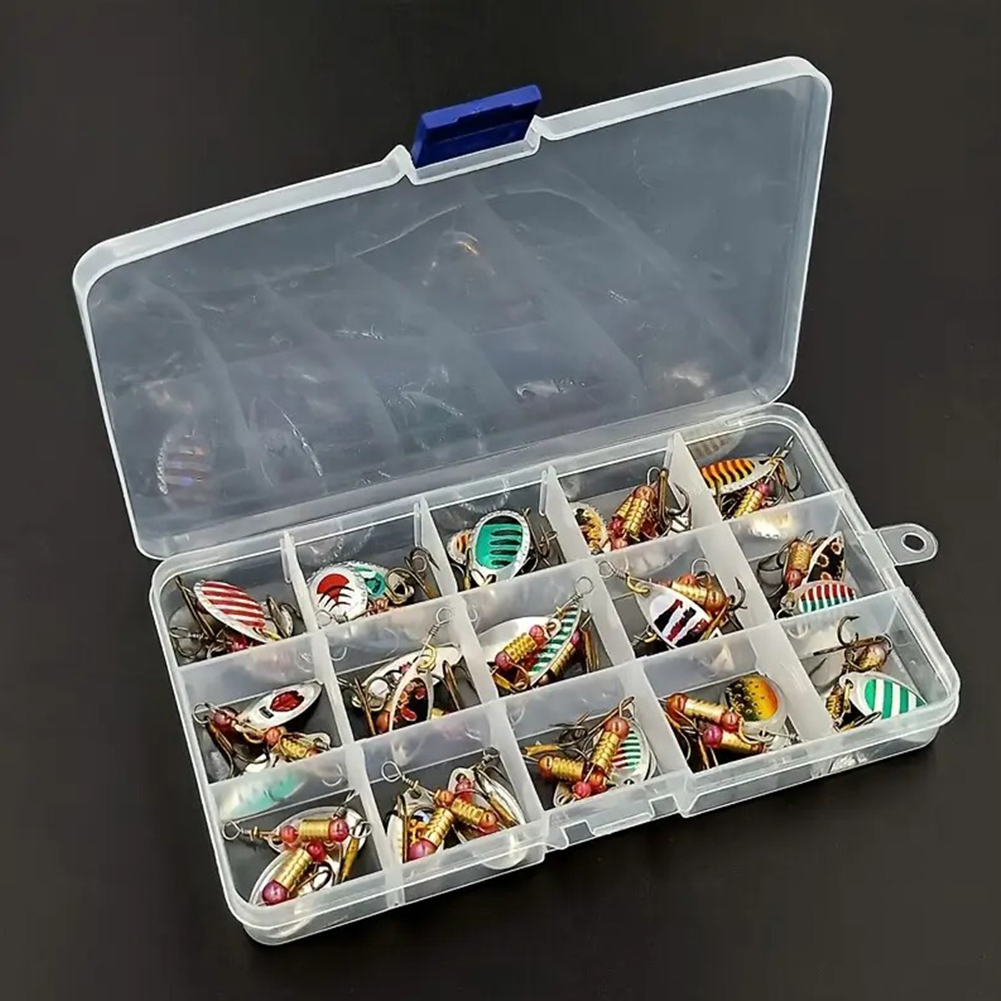 30 Stück Metall-Löffelspinner  – Bass Fishing Lure Bewertung und Preis